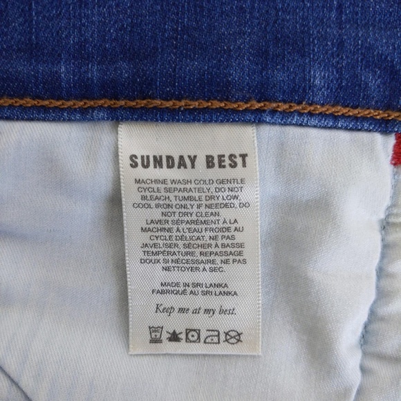 Sunday Best 10″ High Waisted Skinny Jeans - Picture 12 of 12